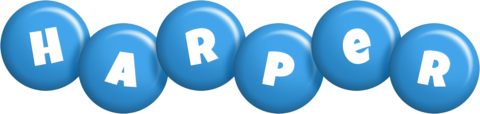 Harper candy-blue logo