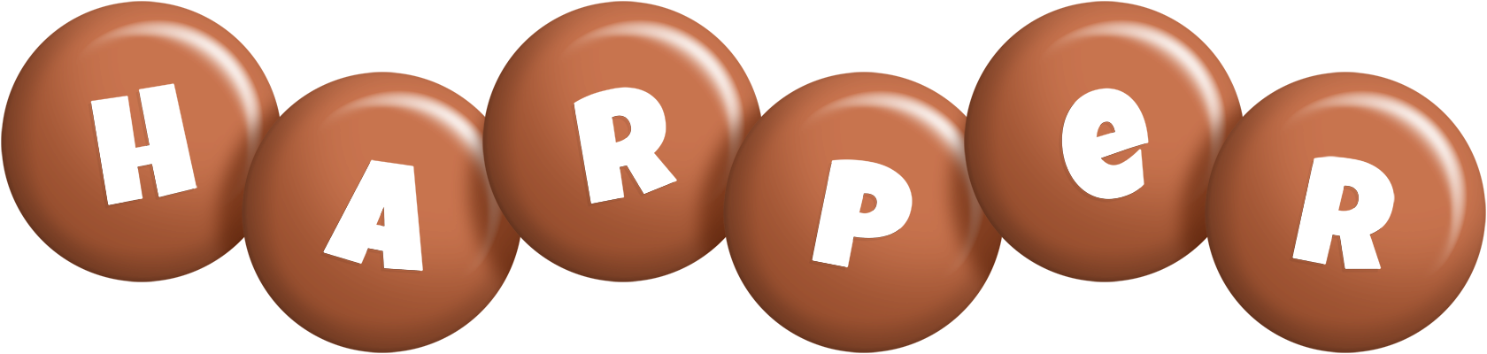 Harper candy-brown logo