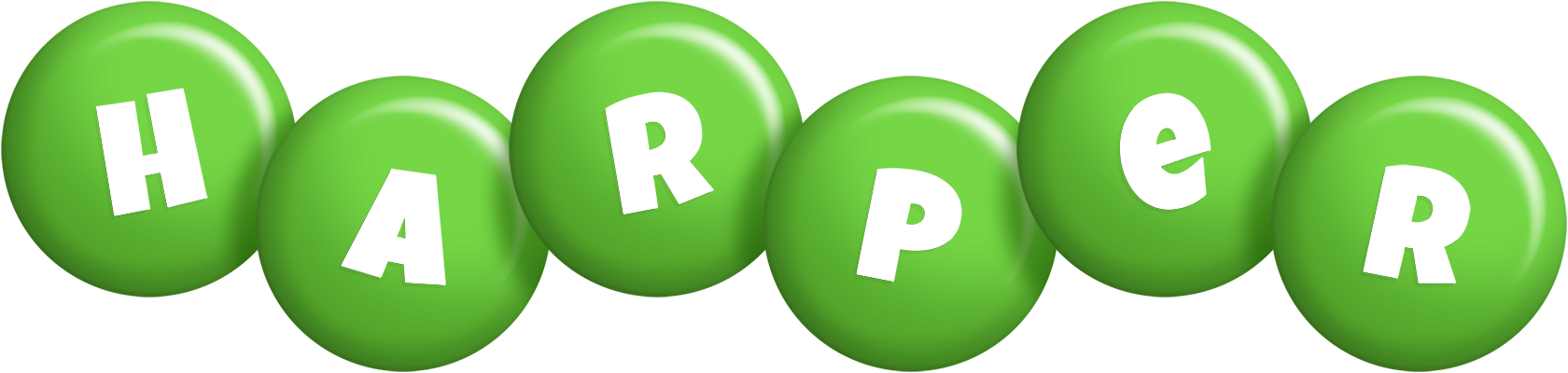 Harper candy-green logo