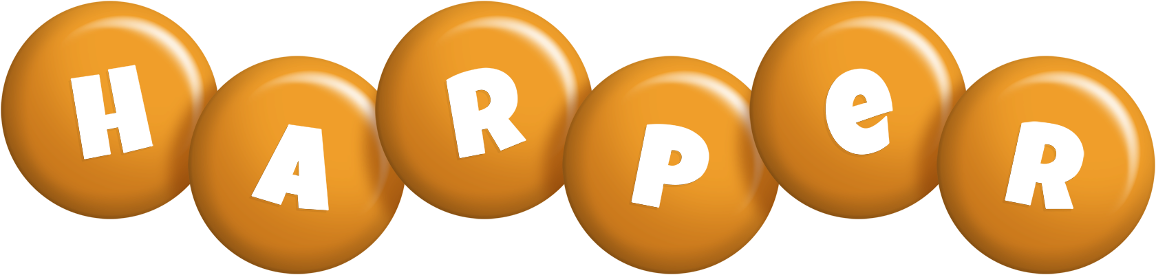 Harper candy-orange logo