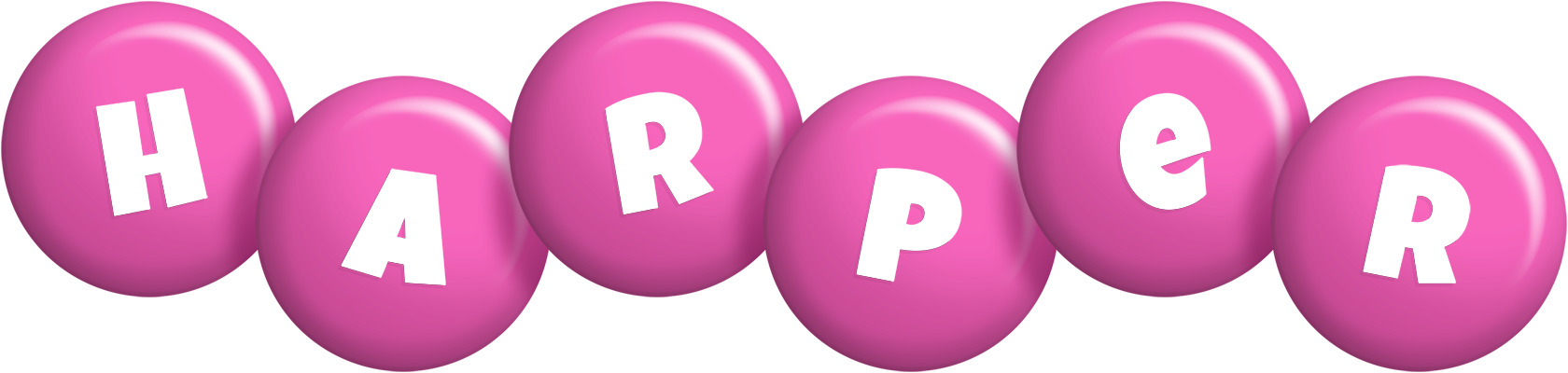 Harper candy-pink logo