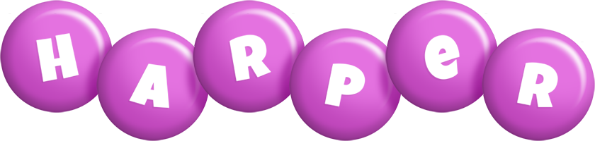 Harper candy-purple logo