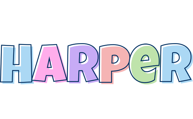 Harper pastel logo