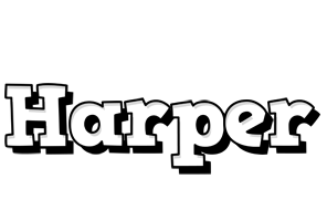 Harper snowing logo