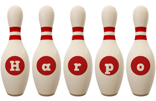 Harpo bowling-pin logo