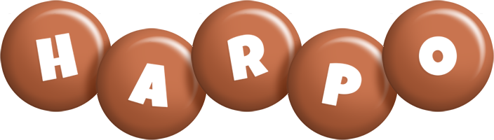 Harpo candy-brown logo