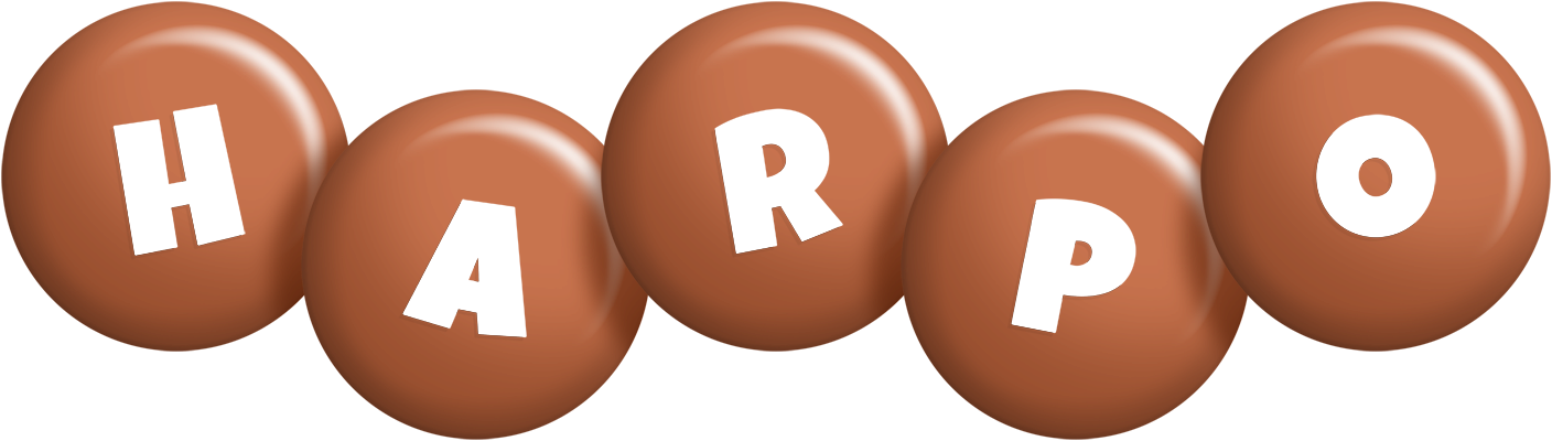 Harpo candy-brown logo