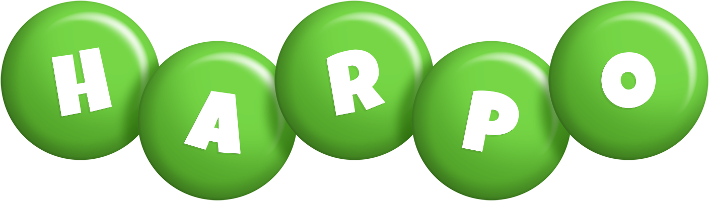 Harpo candy-green logo