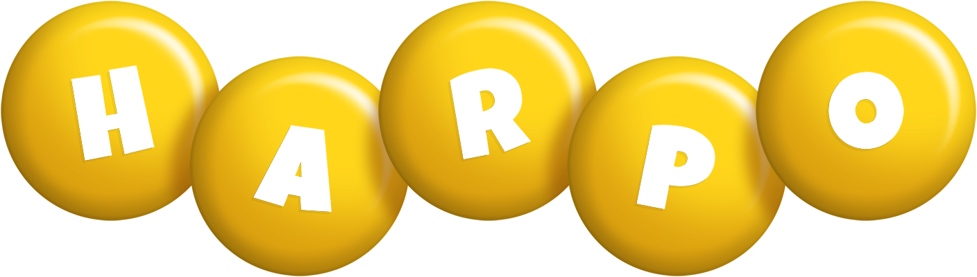Harpo candy-yellow logo