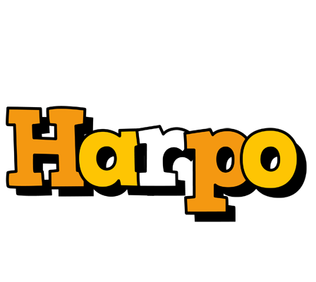 Harpo cartoon logo