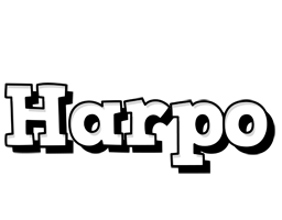 Harpo snowing logo