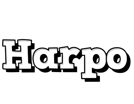 Harpo snowing logo