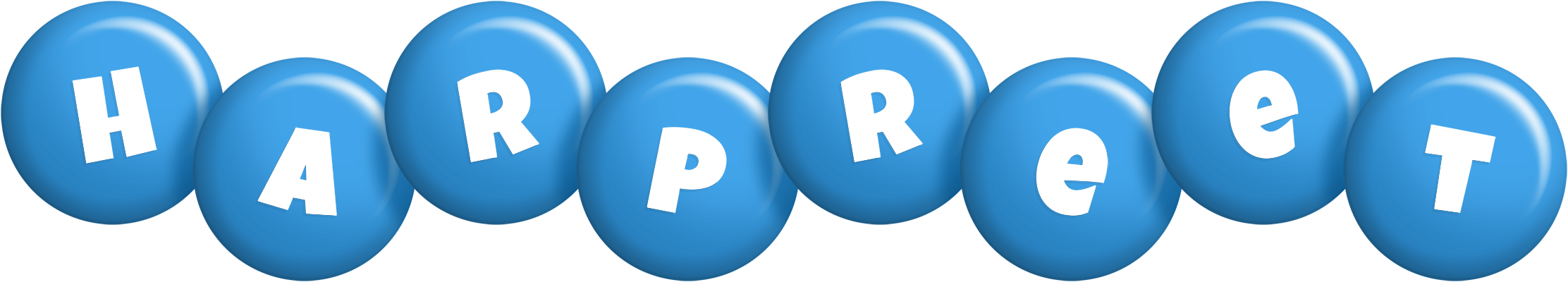 Harpreet candy-blue logo