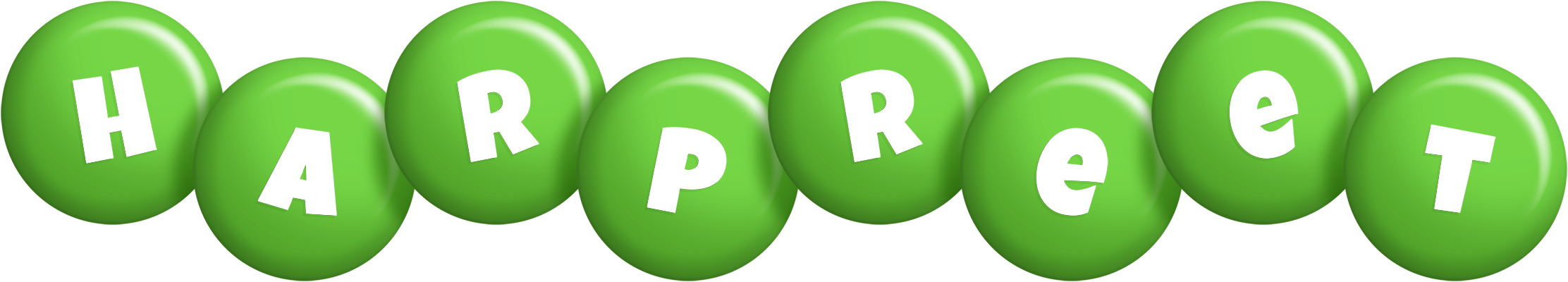Harpreet candy-green logo