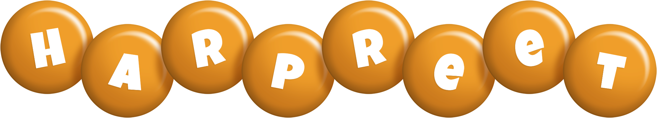 Harpreet candy-orange logo