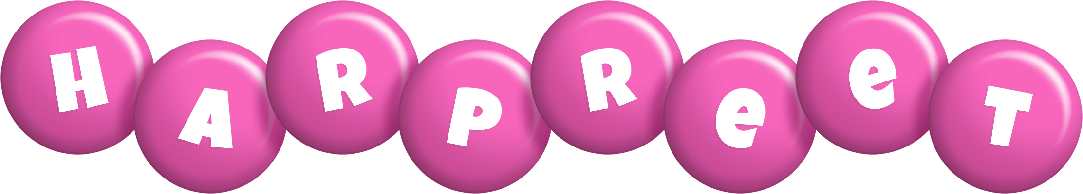 Harpreet candy-pink logo