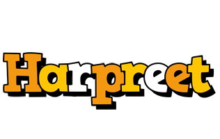 Harpreet cartoon logo