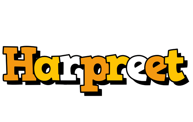Harpreet cartoon logo