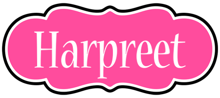 Harpreet invitation logo