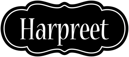 Harpreet welcome logo