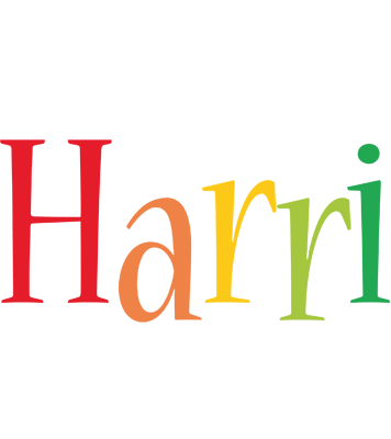 Harri birthday logo