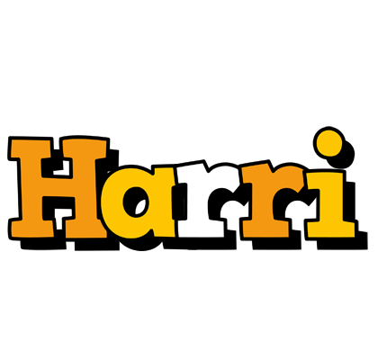 Harri cartoon logo