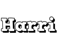 Harri snowing logo