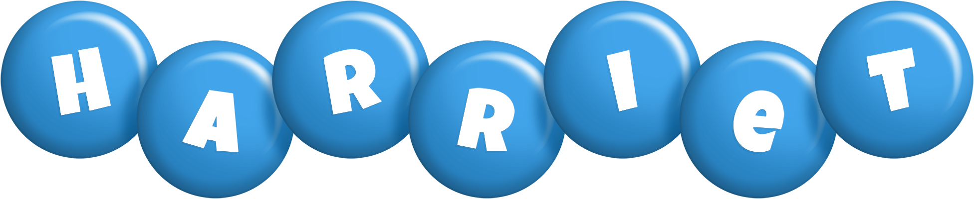 Harriet candy-blue logo