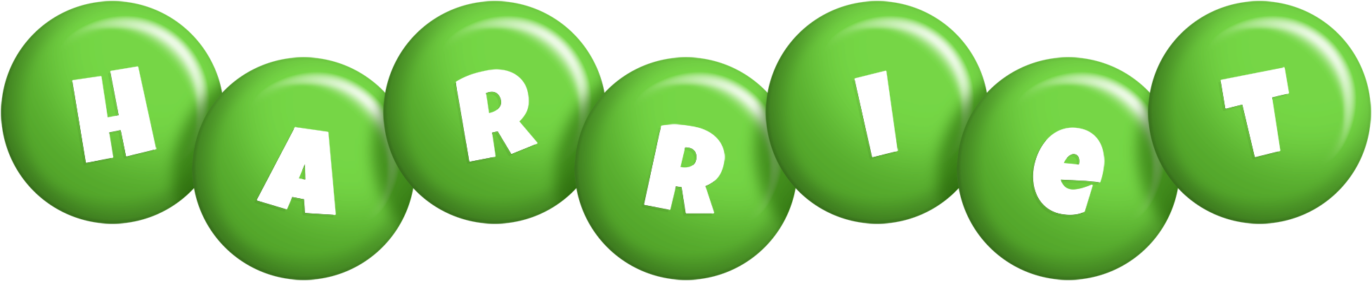 Harriet candy-green logo