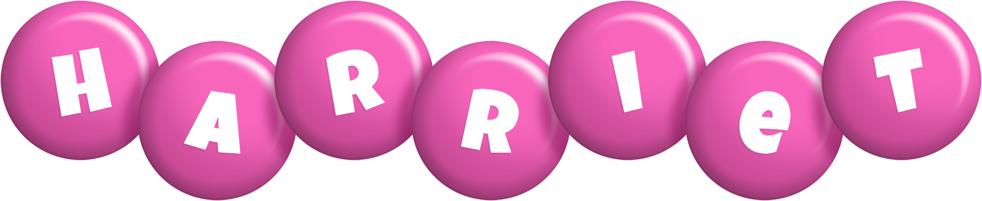 Harriet candy-pink logo