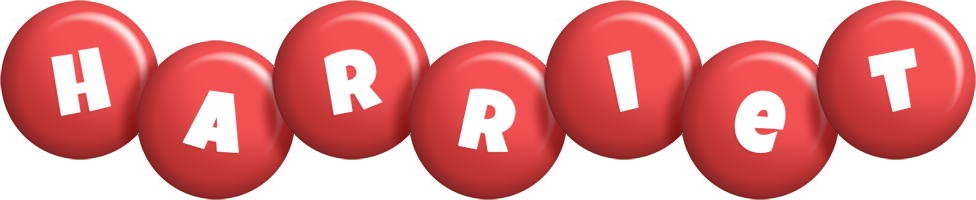 Harriet candy-red logo