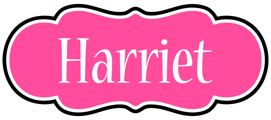 Harriet invitation logo