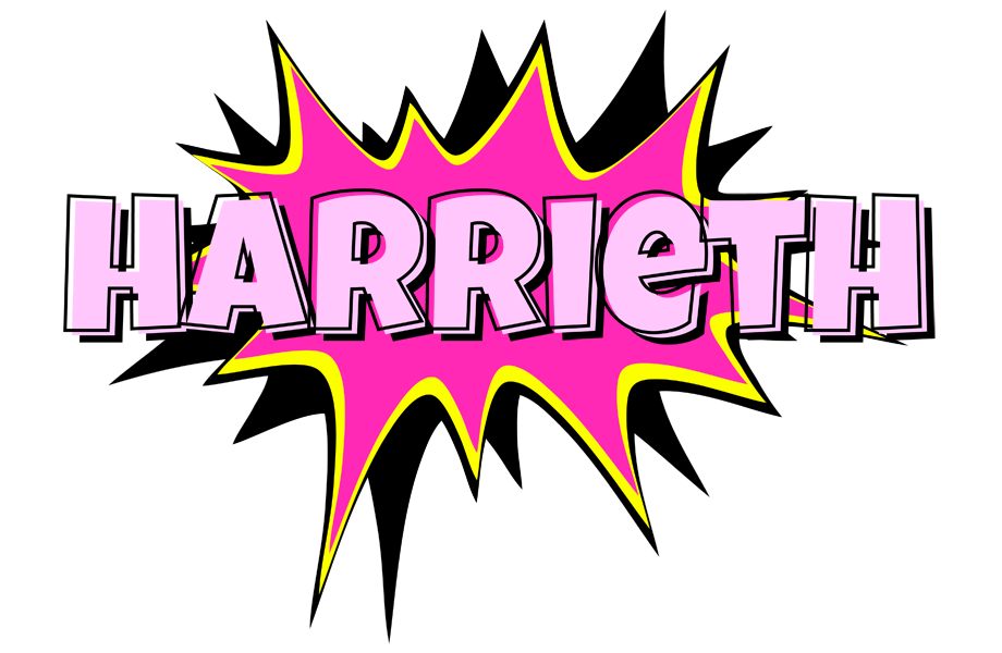 Harrieth badabing logo