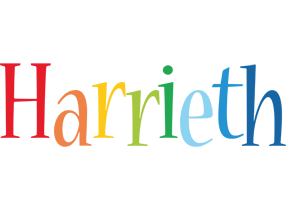 Harrieth birthday logo