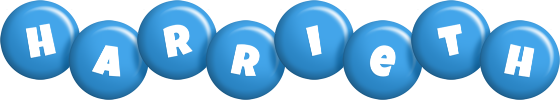 Harrieth candy-blue logo