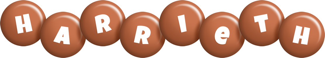 Harrieth candy-brown logo