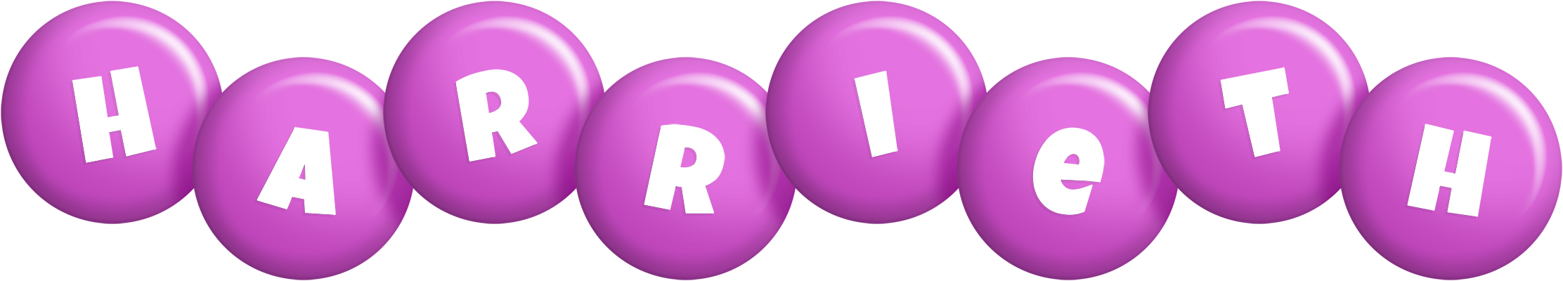 Harrieth candy-purple logo