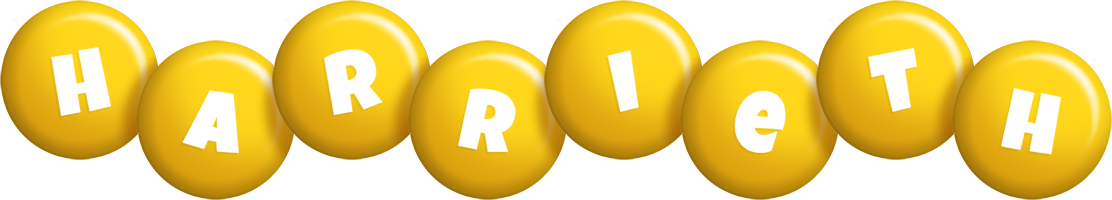 Harrieth candy-yellow logo