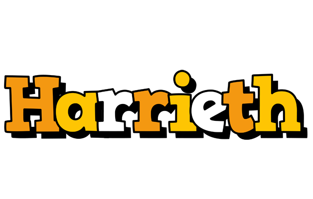 Harrieth cartoon logo