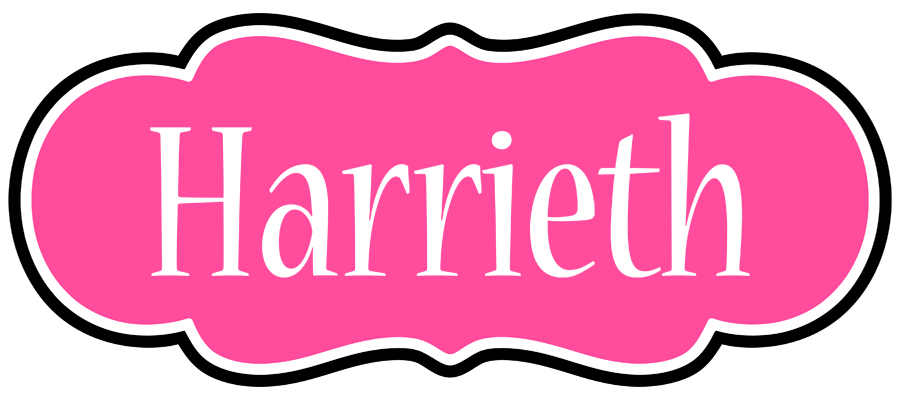 Harrieth invitation logo