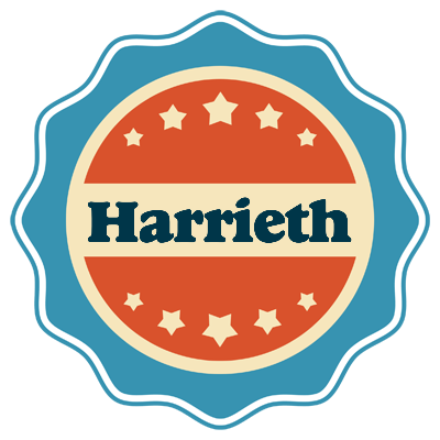 Harrieth labels logo