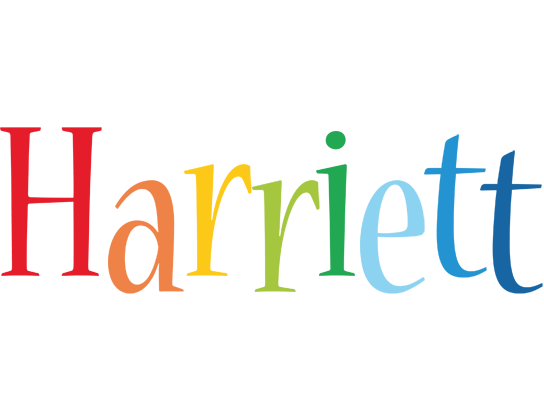 Harriett birthday logo