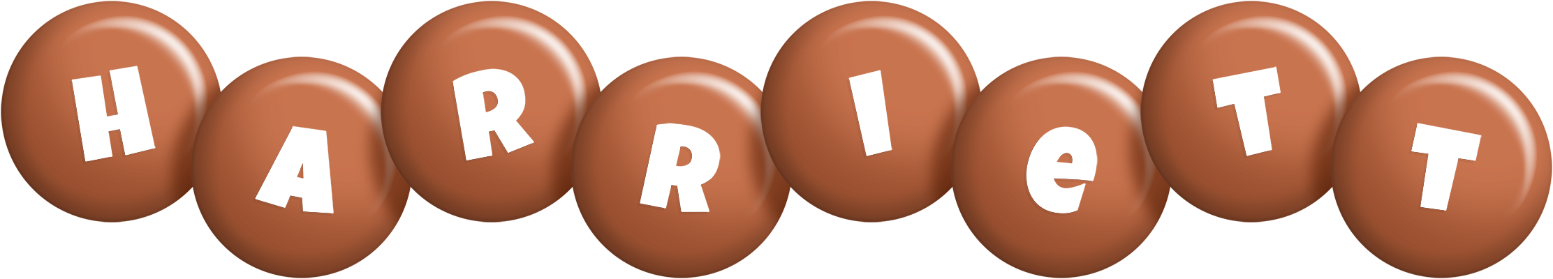 Harriett candy-brown logo