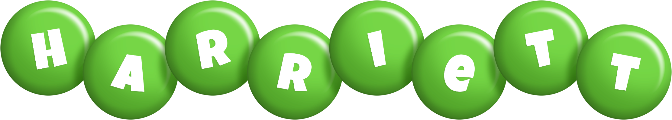 Harriett candy-green logo