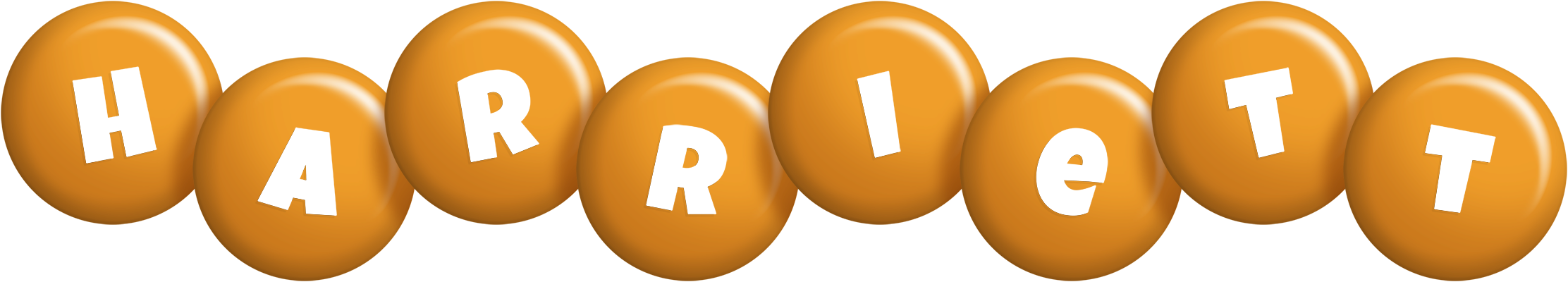 Harriett candy-orange logo