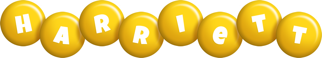 Harriett candy-yellow logo