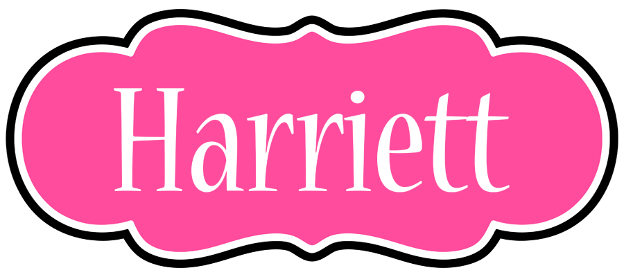 Harriett invitation logo