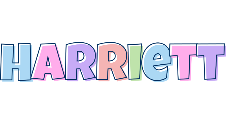 Harriett pastel logo