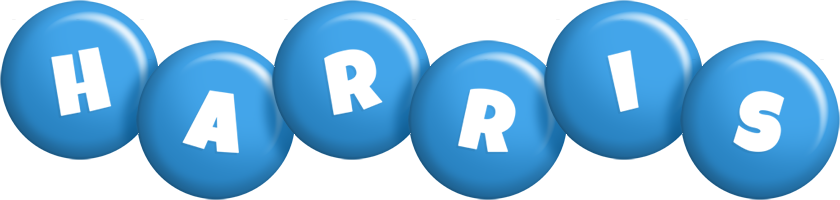 Harris candy-blue logo