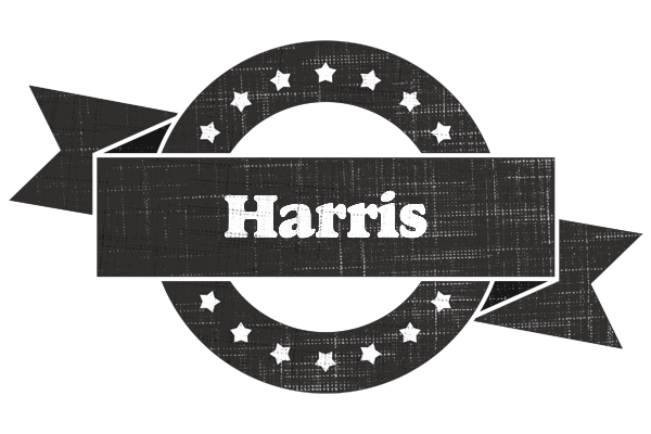 Harris grunge logo